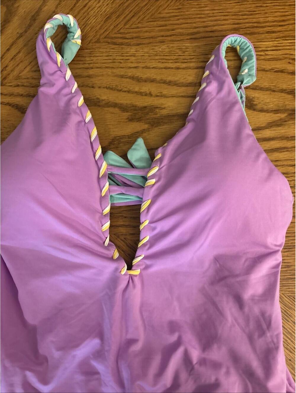 BECCA Swim Camille Reversible Swimsuit, SZ S, $138, NWT, #3254 - Picture 6 of 7